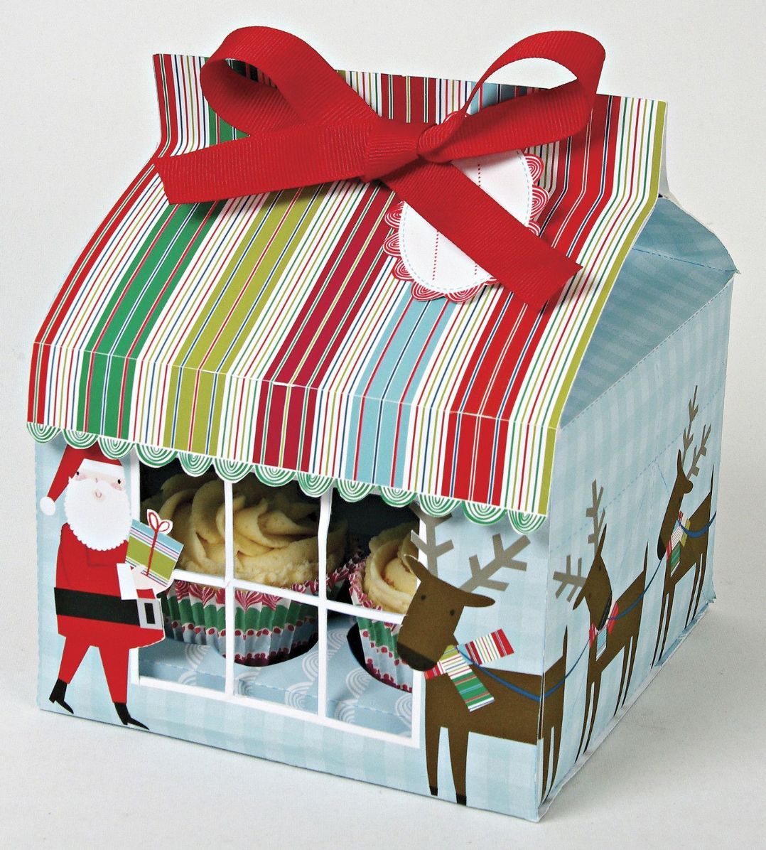 What Are Christmas Cupcake Boxes Made Of?