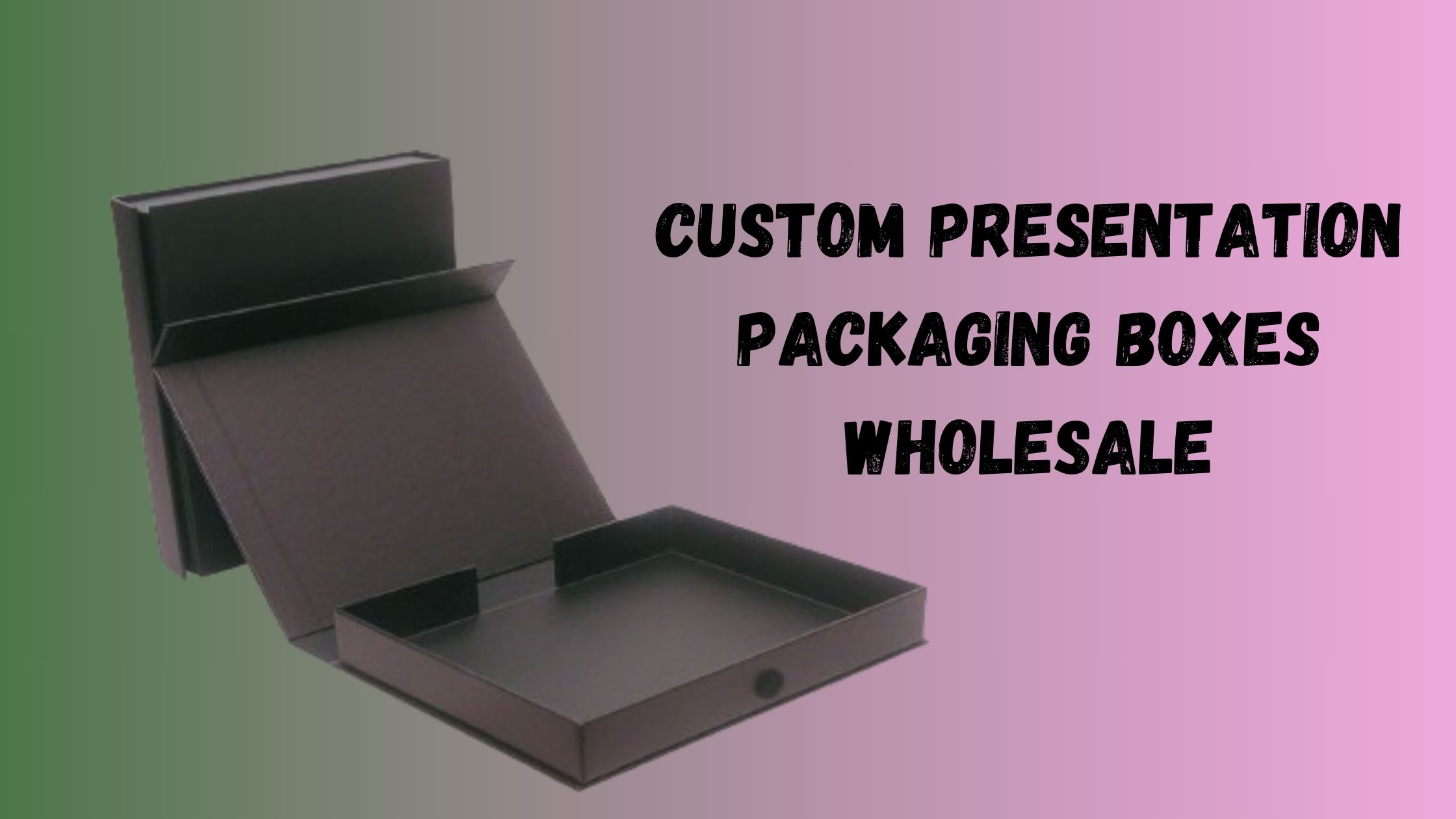 Wholesale Custom Presentation Boxes: A Noble Choice