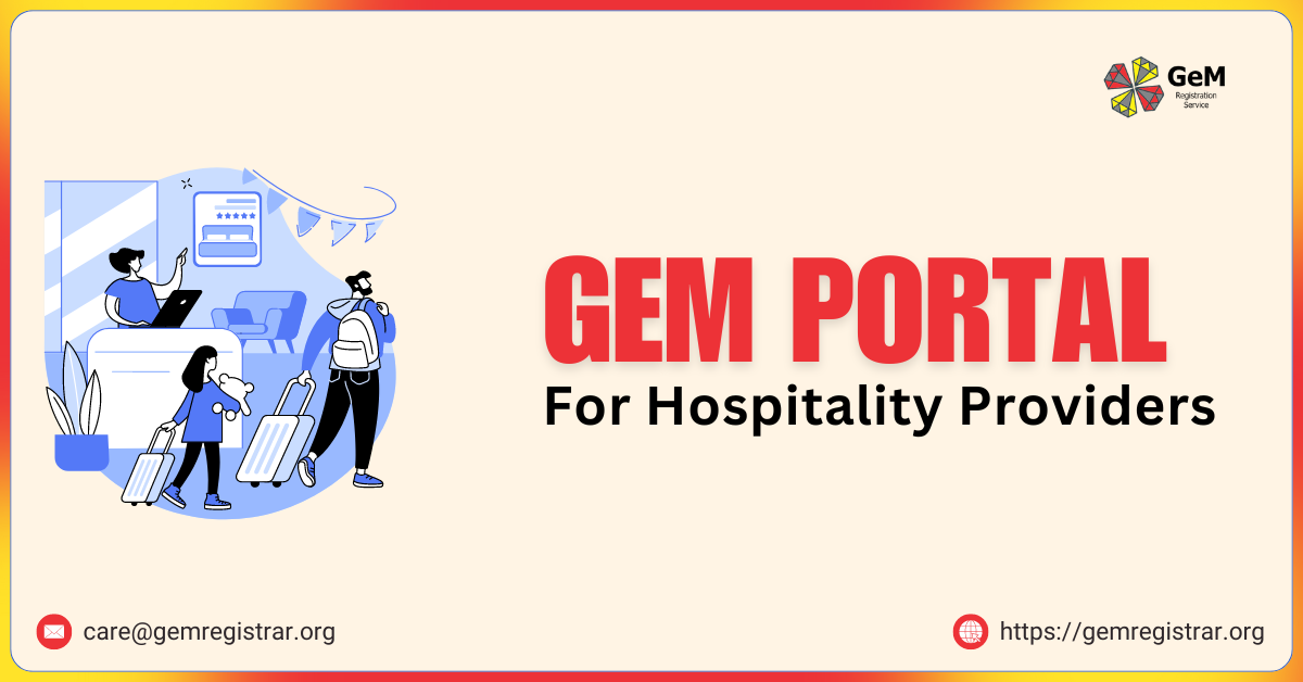 GeM Registration for Hospitality Providers