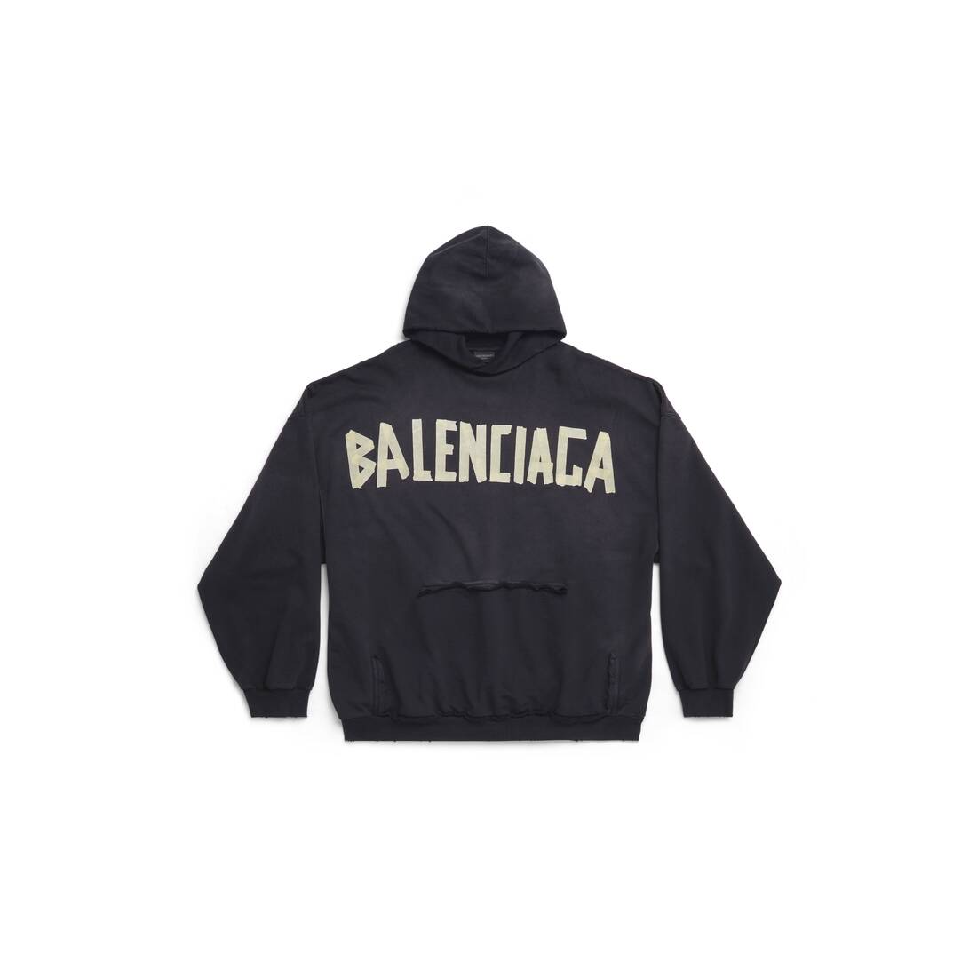 Black Balenciaga Hoodie